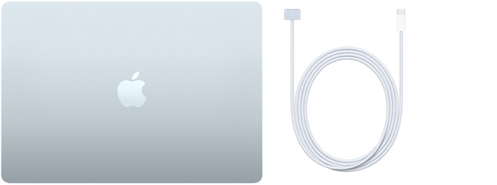 15 collu MacBook Air un USB‑C–MagSafe 3 kabelis