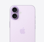 iPhone 17, parte trasera, color lavanda, sistema de dos cámaras Fusion en la parte superior izquierda