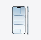 iPhone Air, predná vonkajšia strana, nebeská modrá farba, vycentrovaný Dynamic Island navrchu, bočná vonkajšia strana, veľmi tenký profil, bočné tlačidlo, tlačidlo Ovládania kamery